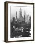 Manhattan Skyline-Andreas Feininger-Framed Premium Photographic Print