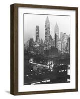 Manhattan Skyline-Andreas Feininger-Framed Photographic Print