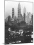 Manhattan Skyline-Andreas Feininger-Mounted Photographic Print