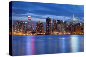 Manhattan Skyline.-rudi1976-Stretched Canvas