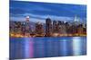 Manhattan Skyline.-rudi1976-Mounted Photographic Print