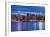 Manhattan Skyline.-rudi1976-Framed Photographic Print