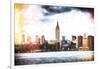 Manhattan Skyline-Philippe Hugonnard-Framed Giclee Print