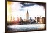 Manhattan Skyline-Philippe Hugonnard-Framed Giclee Print