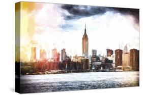 Manhattan Skyline-Philippe Hugonnard-Stretched Canvas