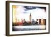 Manhattan Skyline-Philippe Hugonnard-Framed Giclee Print