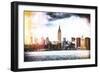 Manhattan Skyline-Philippe Hugonnard-Framed Giclee Print