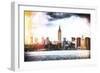 Manhattan Skyline-Philippe Hugonnard-Framed Giclee Print