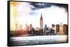 Manhattan Skyline-Philippe Hugonnard-Framed Stretched Canvas