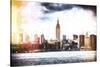 Manhattan Skyline-Philippe Hugonnard-Stretched Canvas