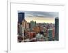 Manhattan Skyline-Philippe Hugonnard-Framed Art Print