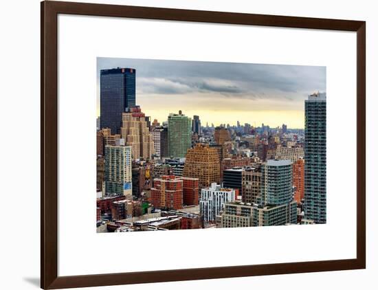 Manhattan Skyline-Philippe Hugonnard-Framed Art Print