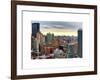 Manhattan Skyline-Philippe Hugonnard-Framed Art Print