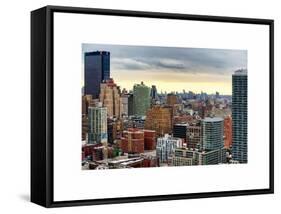 Manhattan Skyline-Philippe Hugonnard-Framed Stretched Canvas