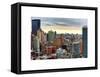 Manhattan Skyline-Philippe Hugonnard-Framed Stretched Canvas