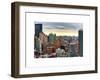 Manhattan Skyline-Philippe Hugonnard-Framed Art Print