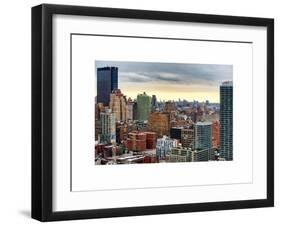 Manhattan Skyline-Philippe Hugonnard-Framed Art Print