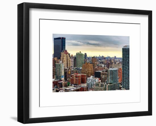 Manhattan Skyline-Philippe Hugonnard-Framed Art Print