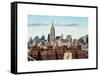 Manhattan Skyline-Philippe Hugonnard-Framed Stretched Canvas