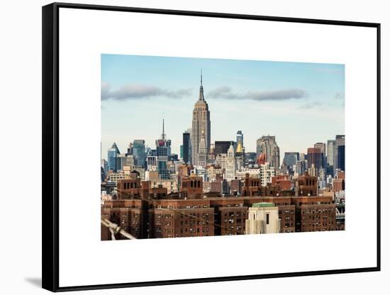 Manhattan Skyline-Philippe Hugonnard-Framed Stretched Canvas