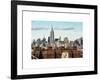 Manhattan Skyline-Philippe Hugonnard-Framed Art Print