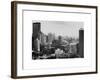 Manhattan Skyline-Philippe Hugonnard-Framed Art Print