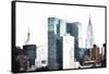 Manhattan Skyscrapers-Philippe Hugonnard-Framed Stretched Canvas