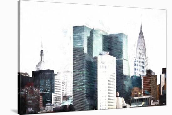 Manhattan Skyscrapers-Philippe Hugonnard-Stretched Canvas