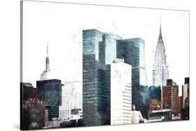 Manhattan Skyscrapers-Philippe Hugonnard-Stretched Canvas