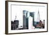 Manhattan Skyscrapers-Philippe Hugonnard-Framed Giclee Print