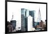 Manhattan Skyscrapers-Philippe Hugonnard-Framed Giclee Print