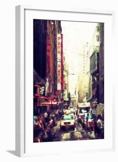 Manhattan Street II-Philippe Hugonnard-Framed Giclee Print