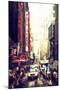 Manhattan Street II-Philippe Hugonnard-Mounted Giclee Print