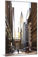 Manhattan Street-Philippe Hugonnard-Mounted Giclee Print