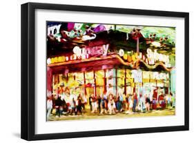 Manhattan Subway II - In the Style of Oil Painting-Philippe Hugonnard-Framed Giclee Print