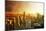 Manhattan Sunset II - In the Style of Oil Painting-Philippe Hugonnard-Mounted Giclee Print