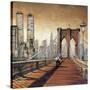 Manhattan Sunset II-Matthew Daniels-Stretched Canvas