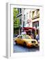 Manhattan Taxi III - In the Style of Oil Painting-Philippe Hugonnard-Framed Giclee Print