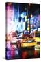 Manhattan Taxis-Philippe Hugonnard-Stretched Canvas