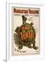 Manhattan Theatre Production "The Turtle"-null-Framed Art Print