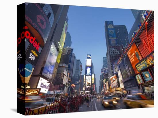 Manhattan Times Square, New York City, USA-Alan Copson-Stretched Canvas