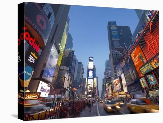 Manhattan Times Square, New York City, USA-Alan Copson-Stretched Canvas