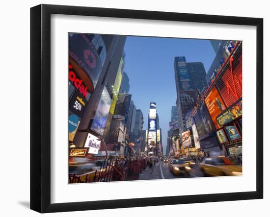 Manhattan Times Square, New York City, USA-Alan Copson-Framed Premium Photographic Print