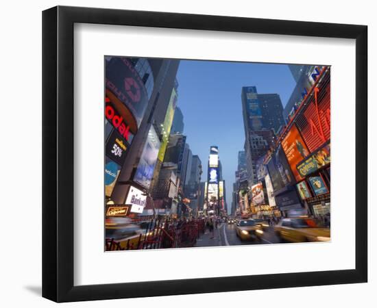 Manhattan Times Square, New York City, USA-Alan Copson-Framed Photographic Print