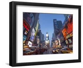 Manhattan Times Square, New York City, USA-Alan Copson-Framed Photographic Print