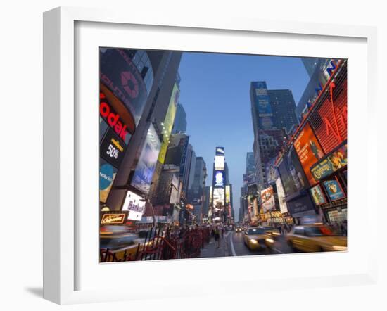 Manhattan Times Square, New York City, USA-Alan Copson-Framed Photographic Print