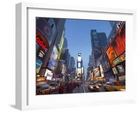 Manhattan Times Square, New York City, USA-Alan Copson-Framed Photographic Print