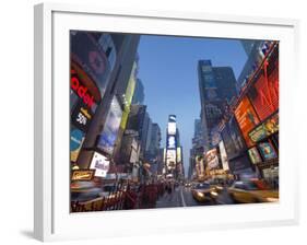 Manhattan Times Square, New York City, USA-Alan Copson-Framed Photographic Print