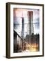 Manhattan Towers-Philippe Hugonnard-Framed Giclee Print