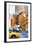 Manhattan Traffic - In the Style of Oil Painting-Philippe Hugonnard-Framed Giclee Print